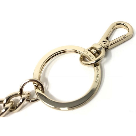 NWT Kate Spade Cut Out Spade Keychain Keyfob - Picture 2 of 3